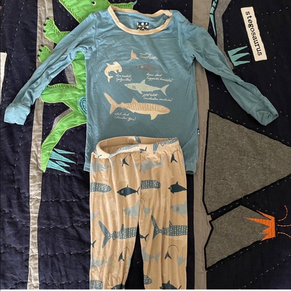 2T shark kickee pants GUC